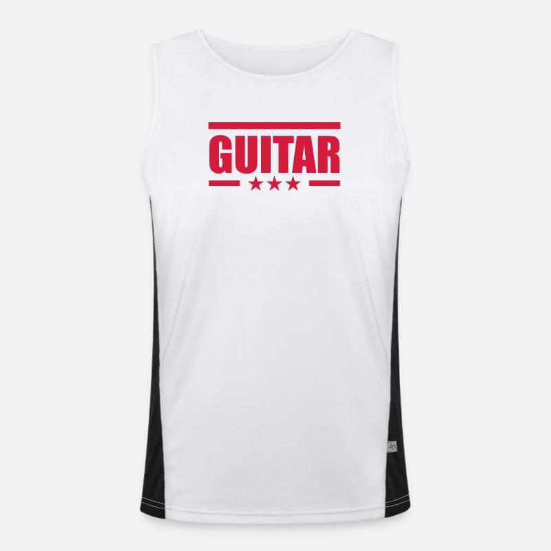 Guitar Débardeur respirant contrasté Homme 