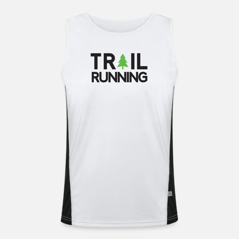Course de sentier Débardeur respirant contrasté Homme 
