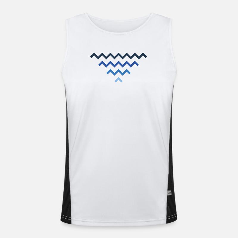 Waves Men's Functional Contrast Tank Top 