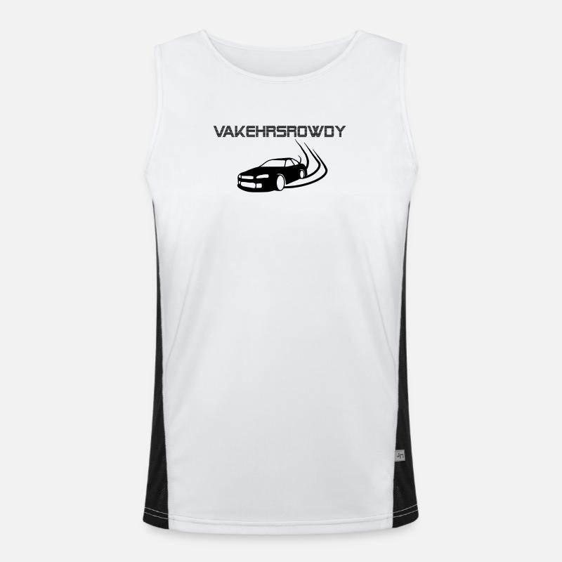 Vakehrsrowdy - Verkehrsrowdy, Austria dialect Men's Functional Contrast Tank Top 