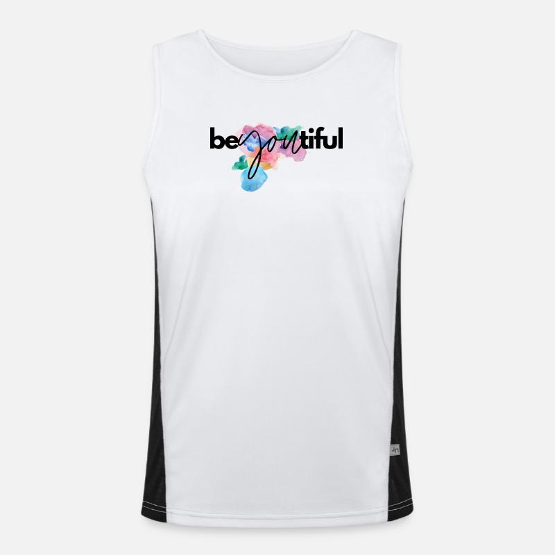 Soyez Tiful Débardeur respirant contrasté Homme 