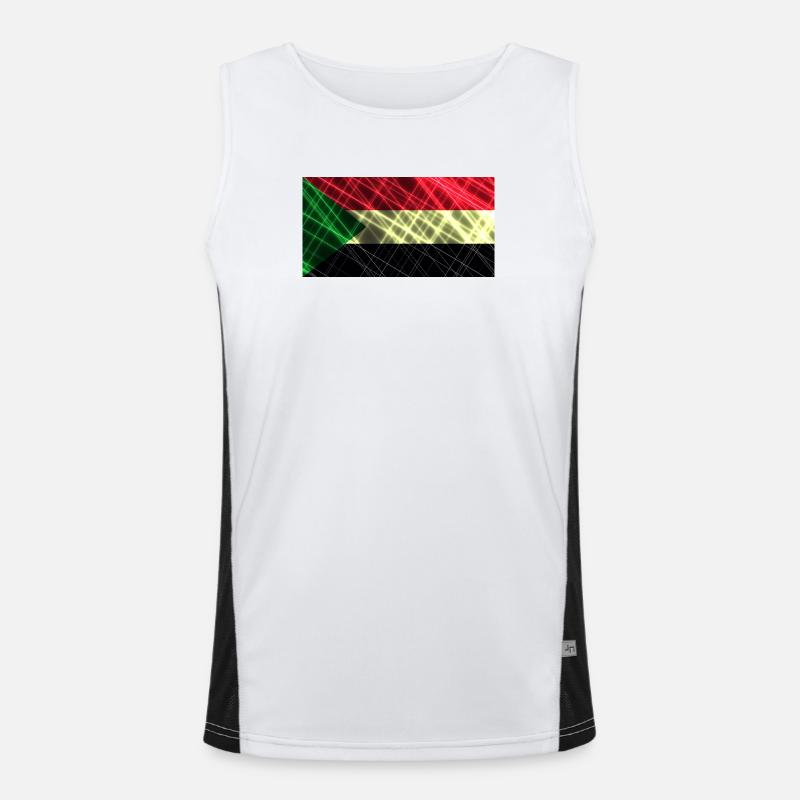 Sudan Funktionelles Kontrast-Tank Top für Männer 