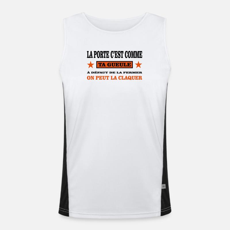 Shut up Men's Functional Contrast Tank Top 