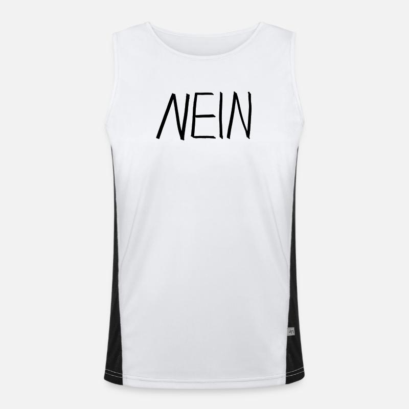 No Men's Functional Contrast Tank Top 