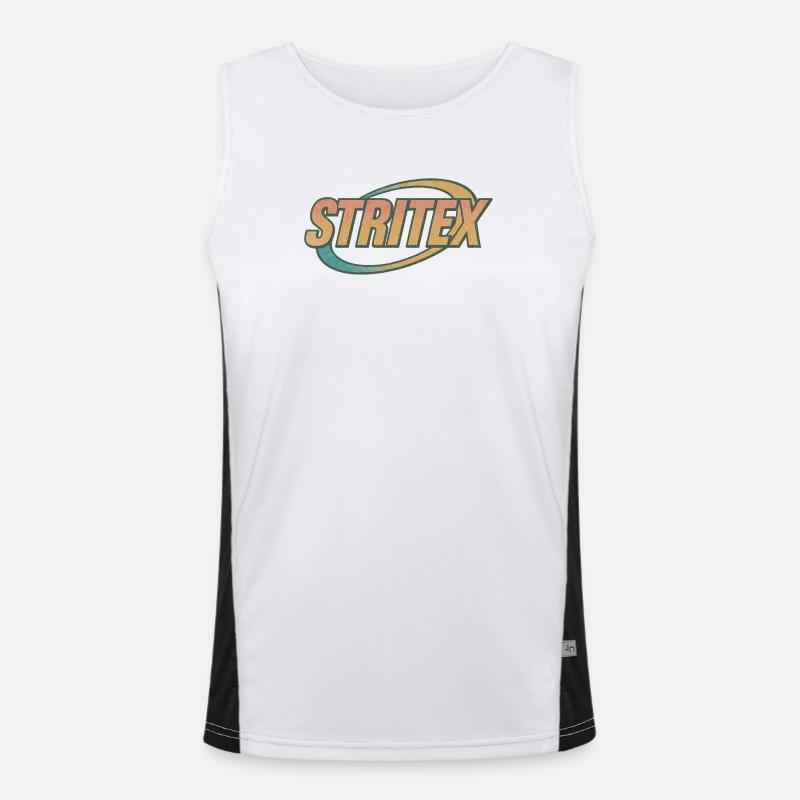 Stritex Retro Orbit Logo Débardeur respirant contrasté Homme 