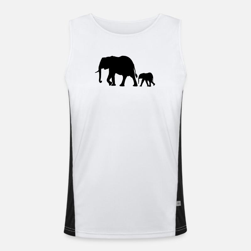 Eléphants Débardeur respirant contrasté Homme 