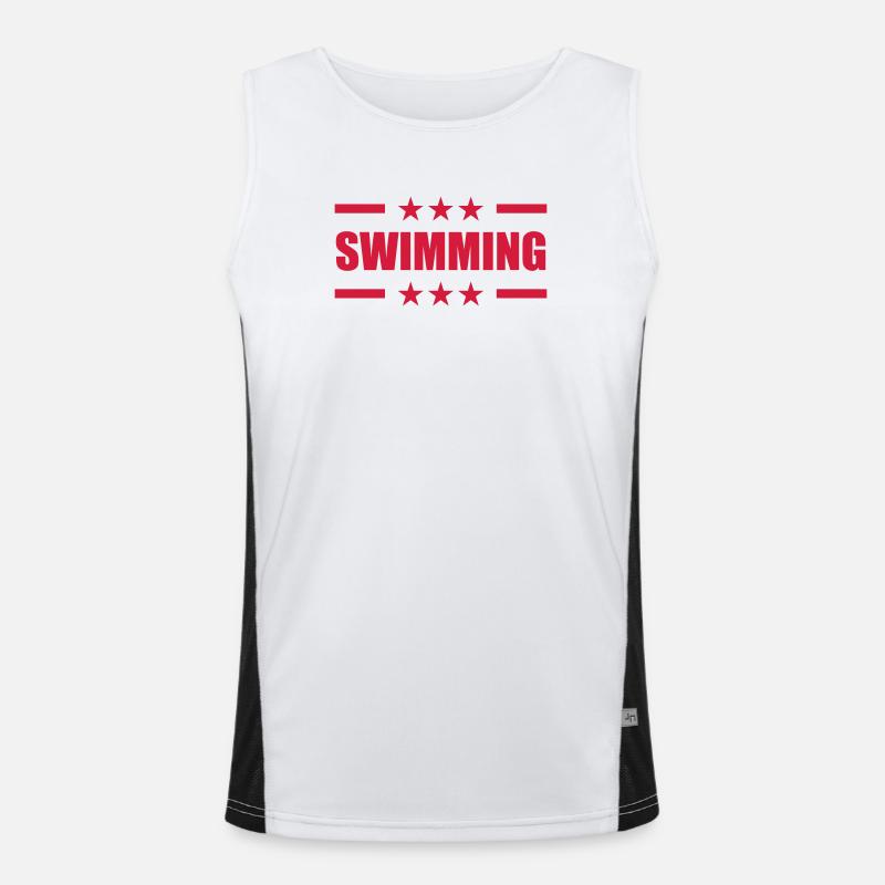 Swimming Funktionelles Kontrast-Tank Top für Männer 