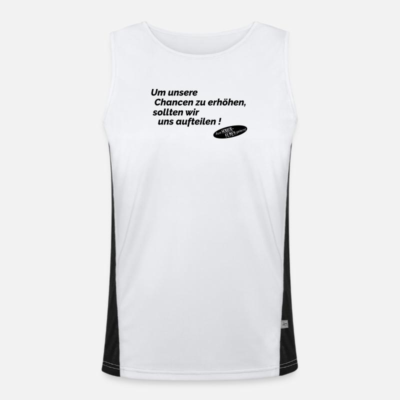 Chancen erhoehen Funktionelles Kontrast-Tank Top für Männer 