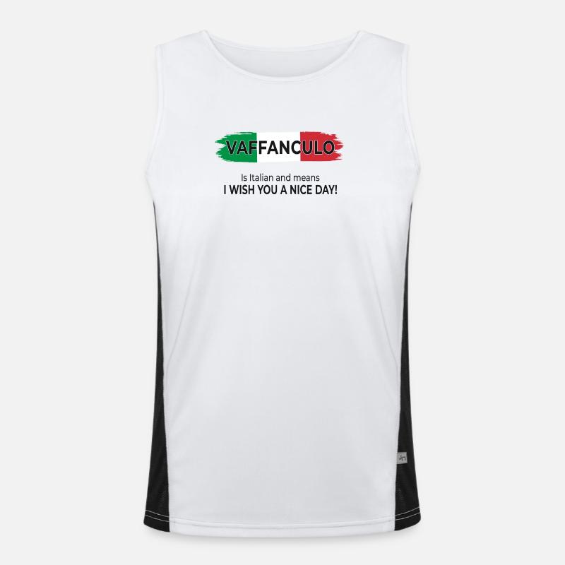 Vaffanculo – Have a nice day Men's Functional Contrast Tank Top 