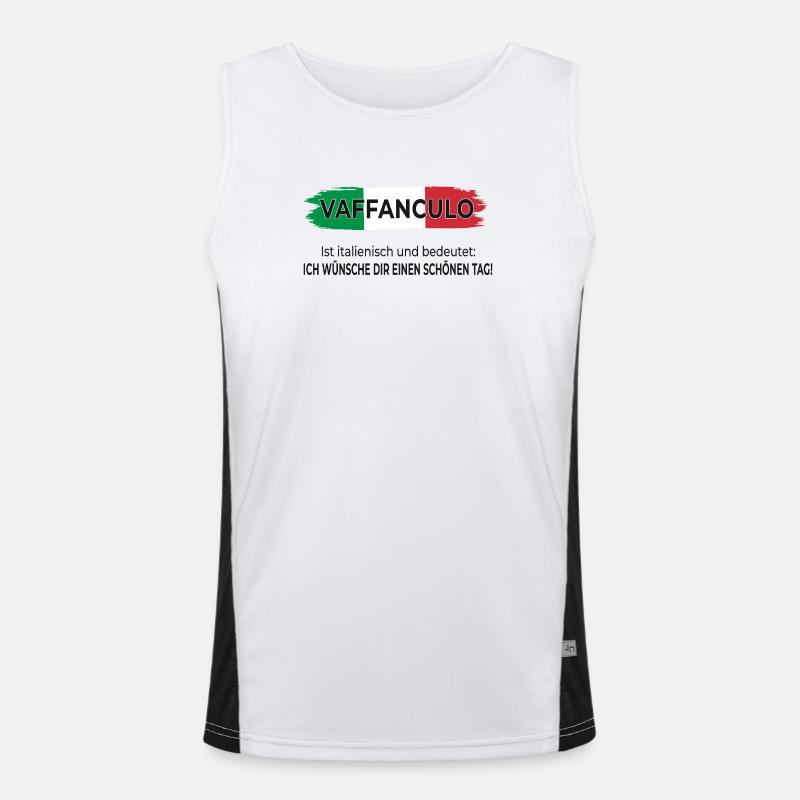 Vaffanculo – Have a nice day Men's Functional Contrast Tank Top 