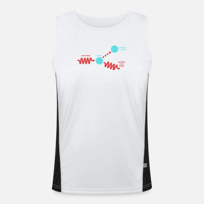 Quantenphysik Quantenmechanik Quantensprung Funktionelles Kontrast-Tank Top für Männer 