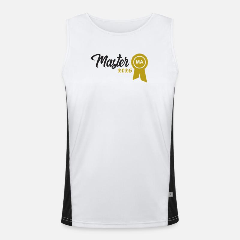 Master 2026 Diplôme Débardeur respirant contrasté Homme 