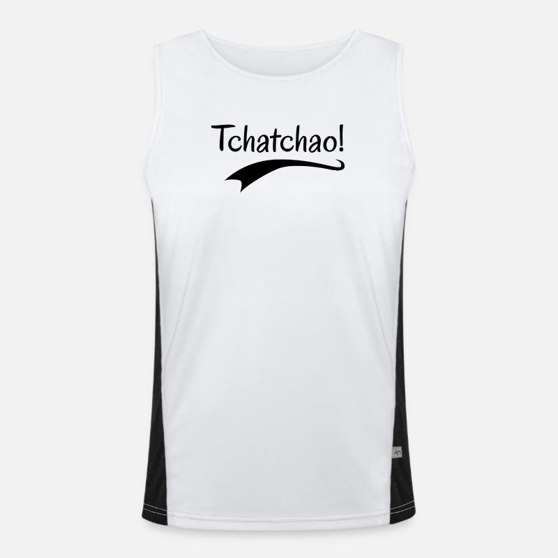 Tchatchao Funktionelles Kontrast-Tank Top für Männer 