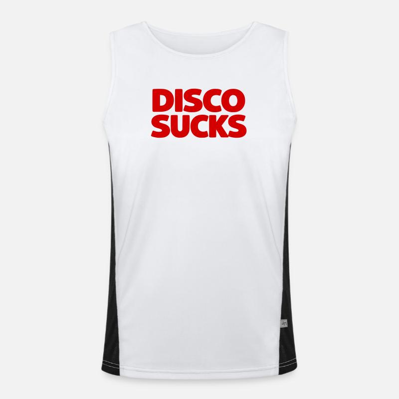 Disco Sucks Men's Functional Contrast Tank Top 
