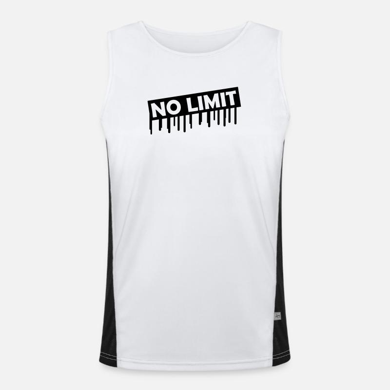 no_limit Funktionelles Kontrast-Tank Top für Männer 