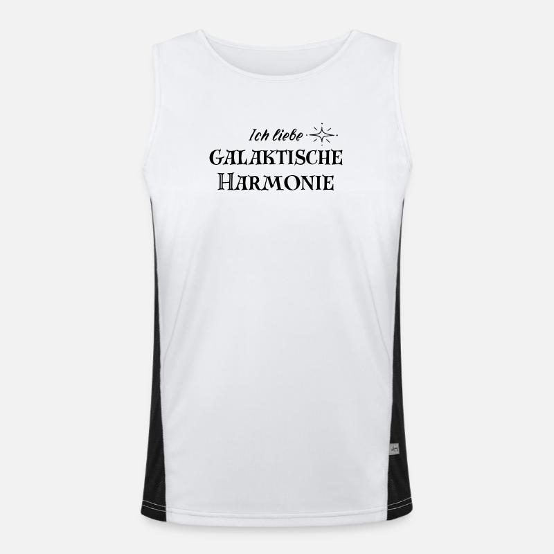 HARMONIE – Galaktisches Statement Mode Funktionelles Kontrast-Tank Top für Männer 