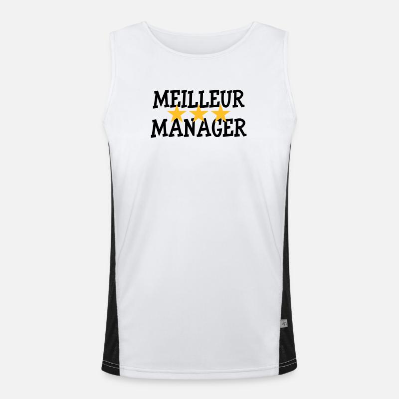 Meilleur Manager Débardeur respirant contrasté Homme 