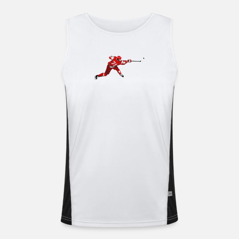 Eishockey Funktionelles Kontrast-Tank Top für Männer 
