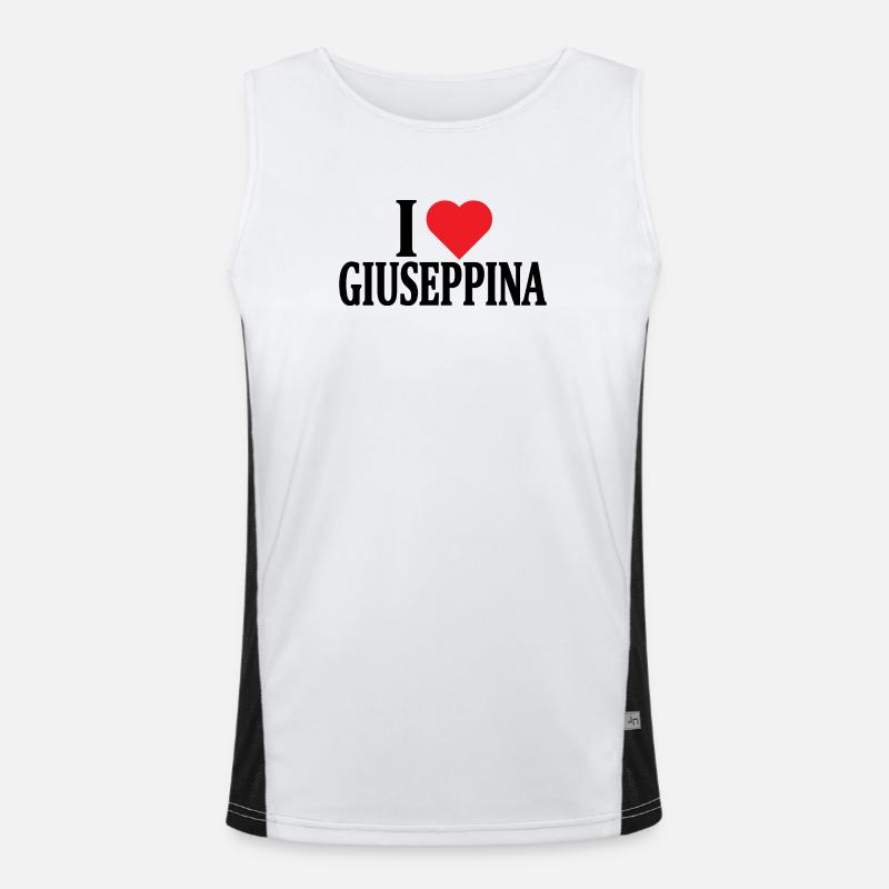 J’adore l’idée cadeau t-shirt Giuseppina Débardeur respirant contrasté Homme 
