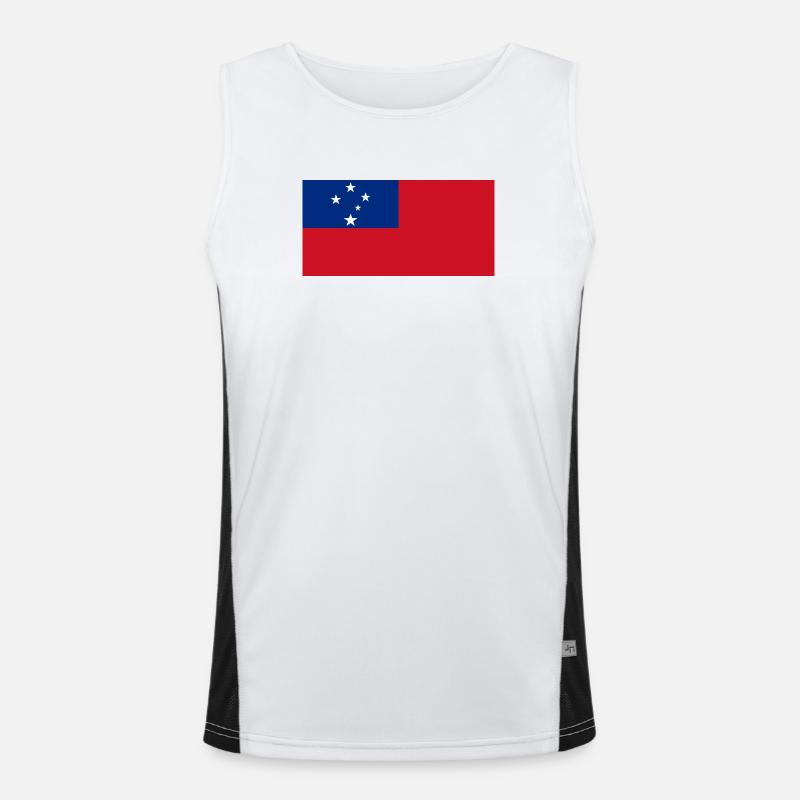 Samoa Funktionelles Kontrast-Tank Top für Männer 