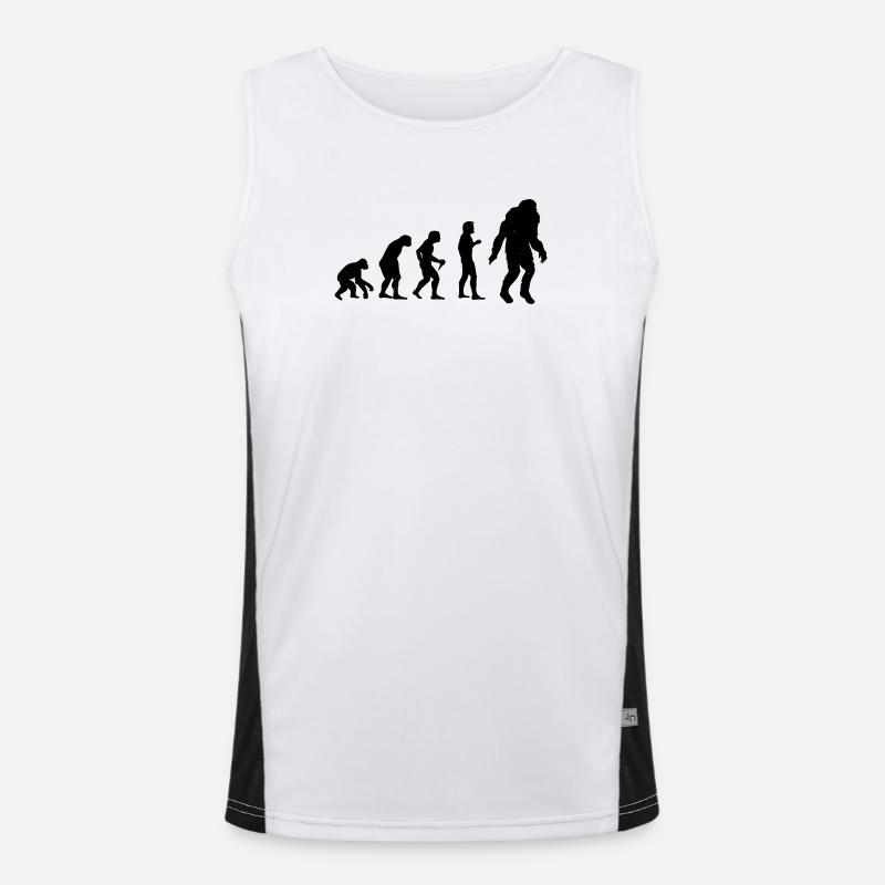 Bigfoot Sasquatch Cache-cache Dictons Débardeur respirant contrasté Homme 