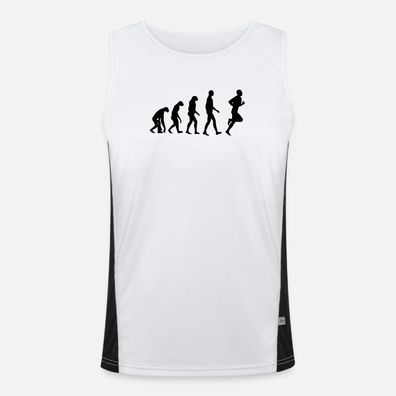 Laufen / Running / Jogging / Joggen / Marathon Funktionelles Kontrast-Tank Top für Männer 
