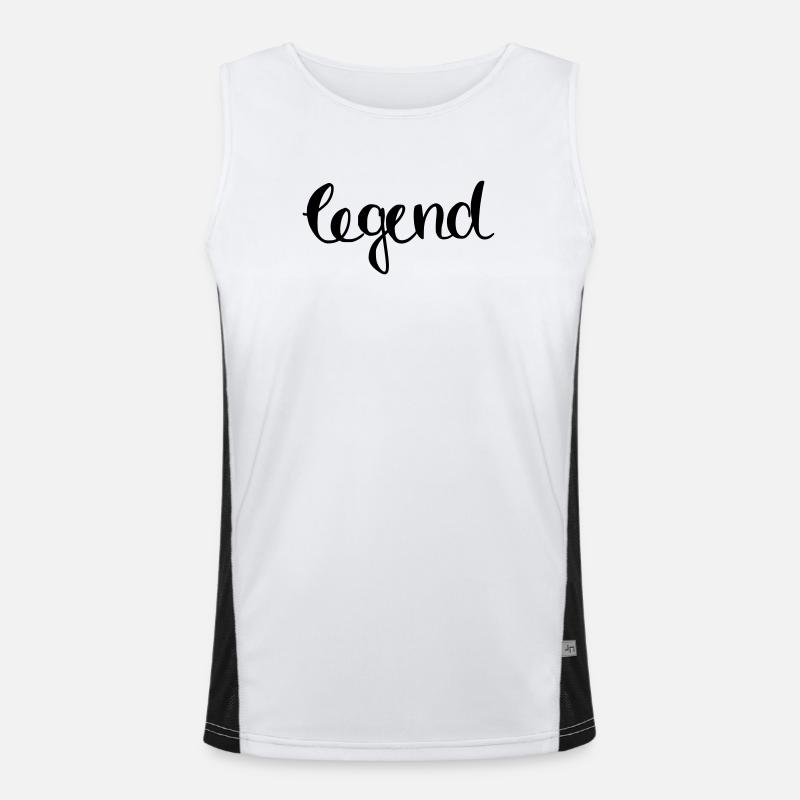 laying Men's Functional Contrast Tank Top 