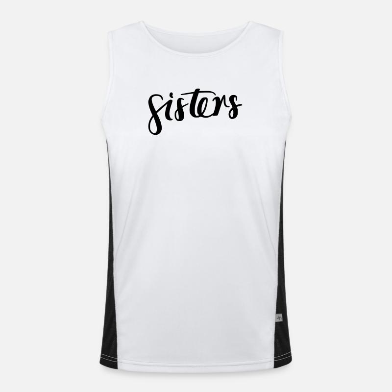 Sœurs Débardeur respirant contrasté Homme 