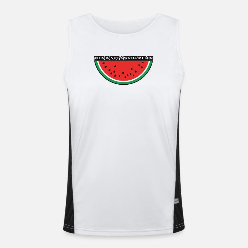 This Is Not A Watermelon Men's Functional Contrast Tank Top 