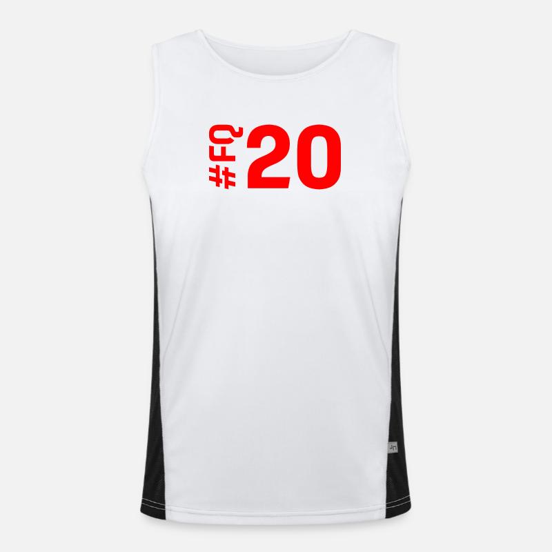 FQ20-KARTON Funktionelles Kontrast-Tank Top für Männer 