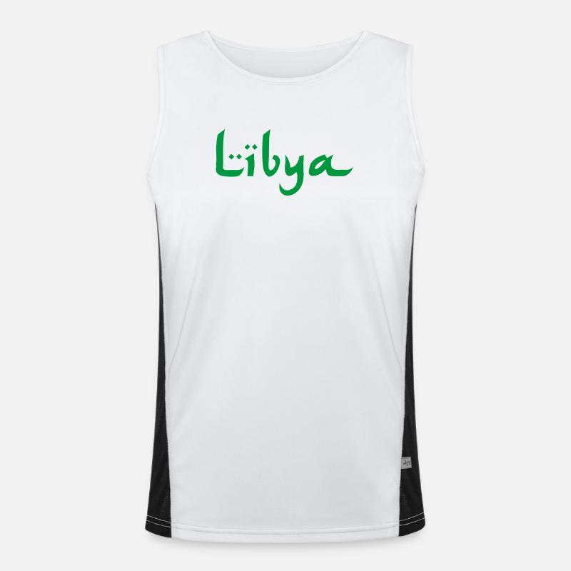 Libye Libyen Débardeur respirant contrasté Homme 