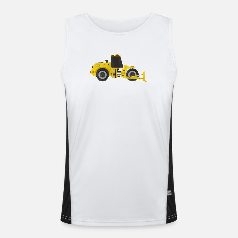 Planierraupe Funktionelles Kontrast-Tank Top für Männer 