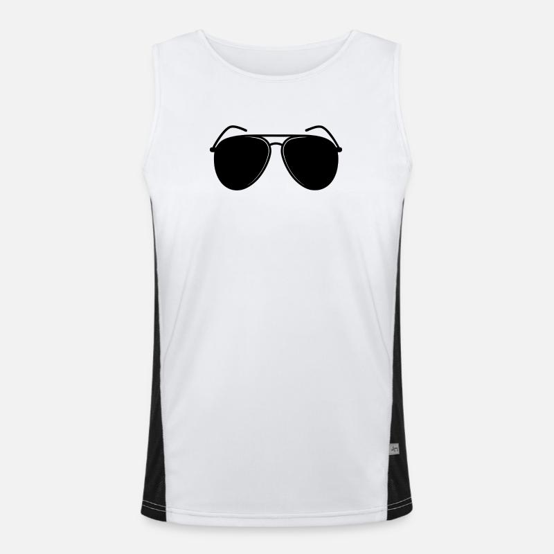 Sonnenbrille Funktionelles Kontrast-Tank Top für Männer 