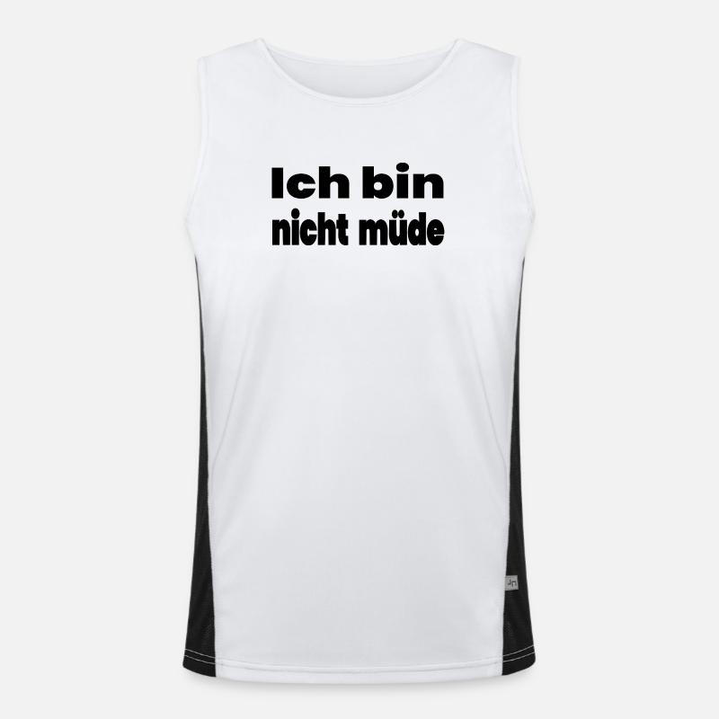 Tired Men's Functional Contrast Tank Top 