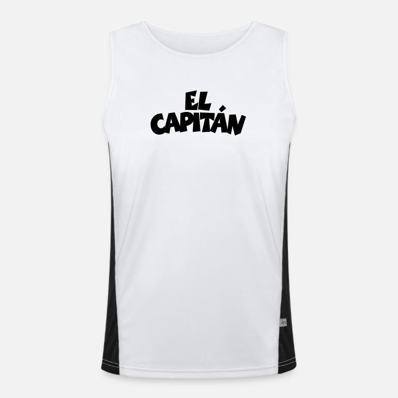 El Capitán Funktionelles Kontrast-Tank Top für Männer 