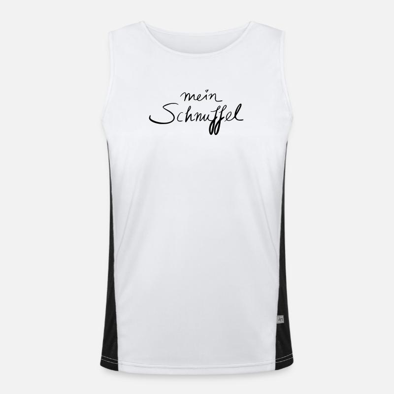 mein Schnuffel Funktionelles Kontrast-Tank Top für Männer 