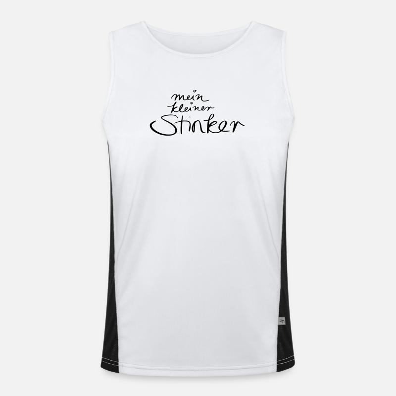 mein kleiner Stinker Funktionelles Kontrast-Tank Top für Männer 