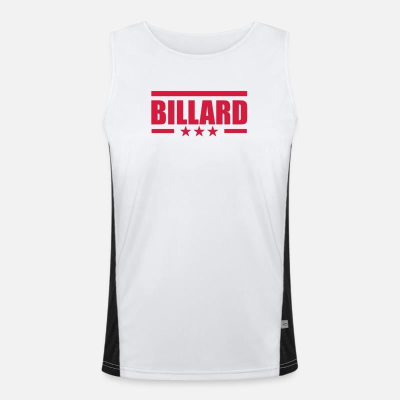 billiards Men's Functional Contrast Tank Top 