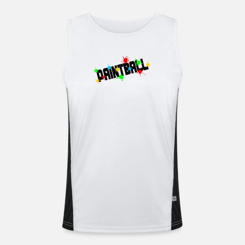Logo de paintball Débardeur respirant contrasté Homme 
