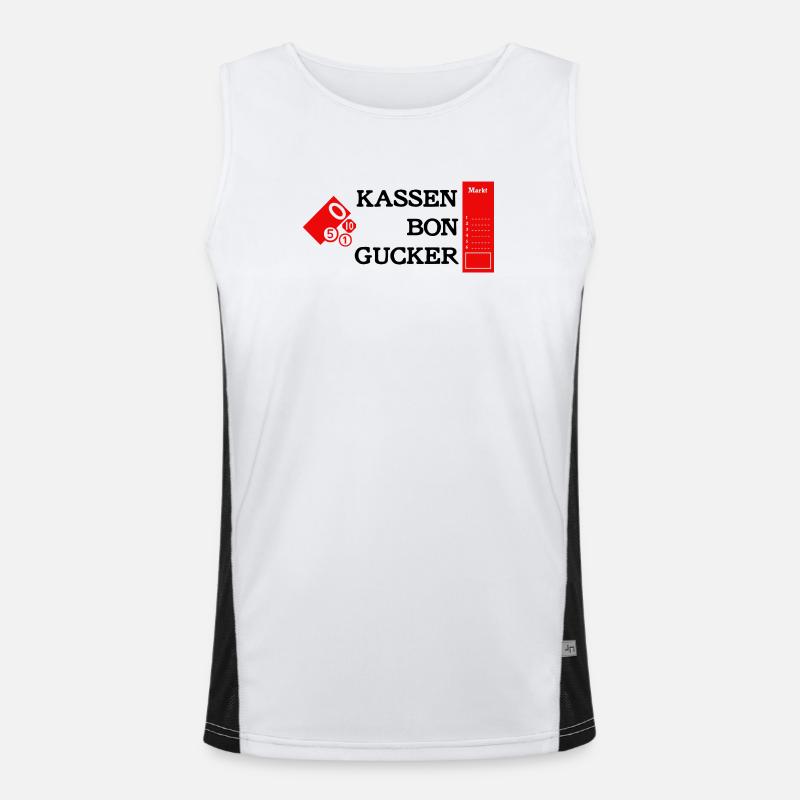 Kassenbongucker Funktionelles Kontrast-Tank Top für Männer 