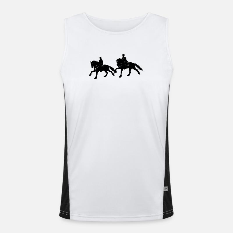 Friesen Reiter Funktionelles Kontrast-Tank Top für Männer 