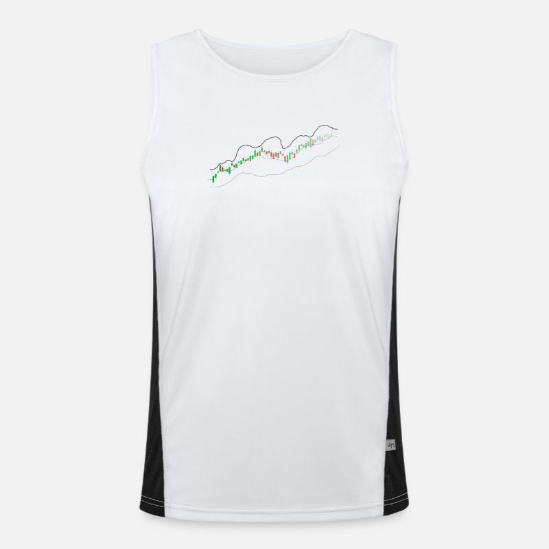 Handel Funktionelles Kontrast-Tank Top für Männer 