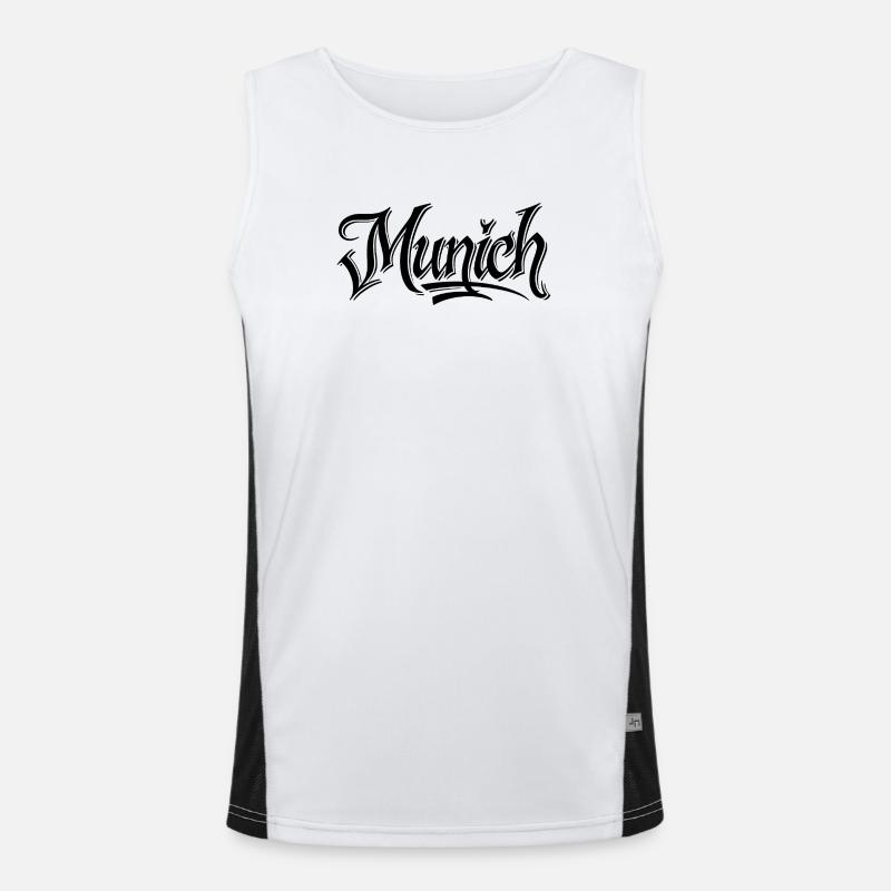 Munich Men's Functional Contrast Tank Top 