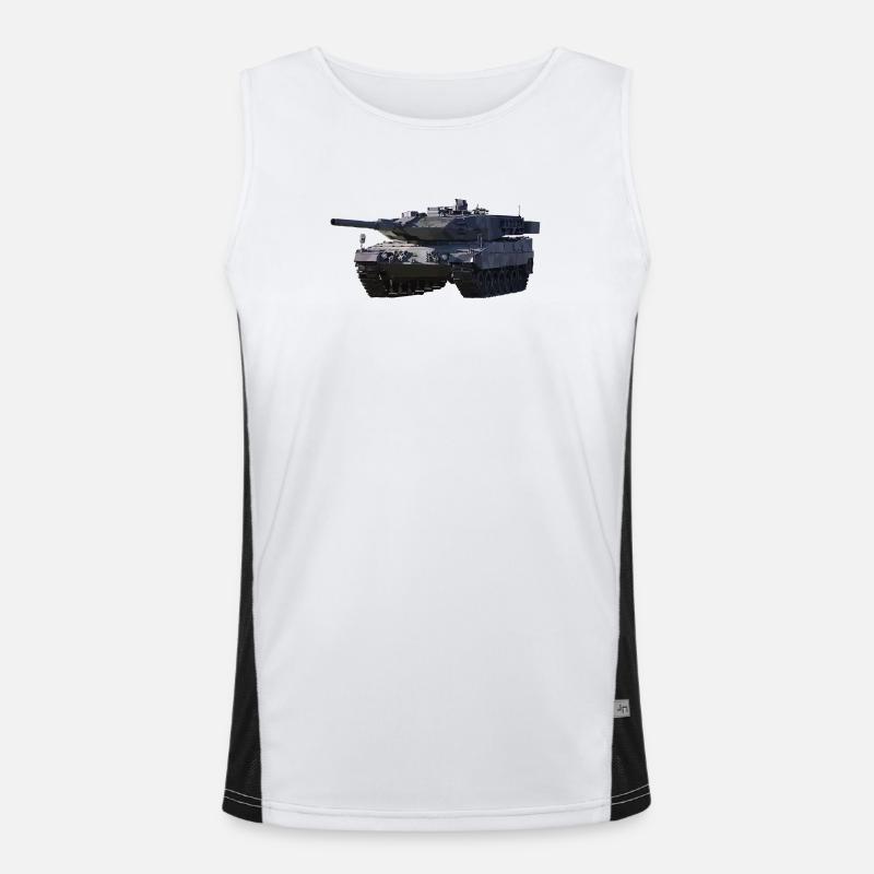Kampfpanzer Funktionelles Kontrast-Tank Top für Männer 