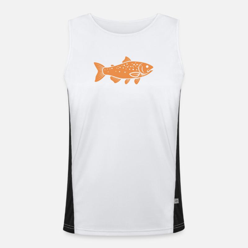 trout Men's Functional Contrast Tank Top 