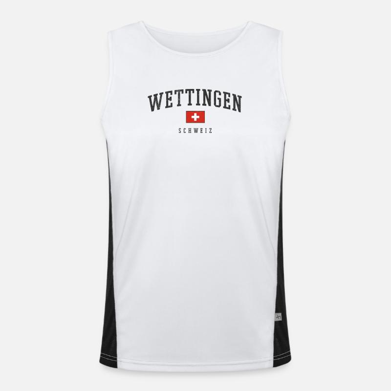 Wettingen – Swiss identity from Aargau Men's Functional Contrast Tank Top 