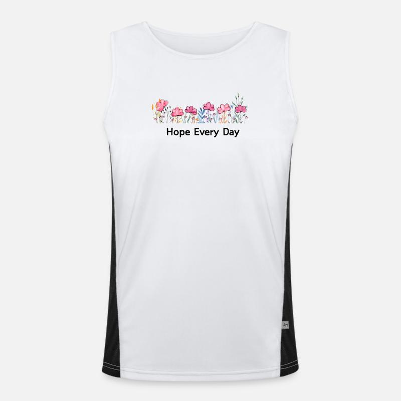 Hoffnung  Funktionelles Kontrast-Tank Top für Männer 
