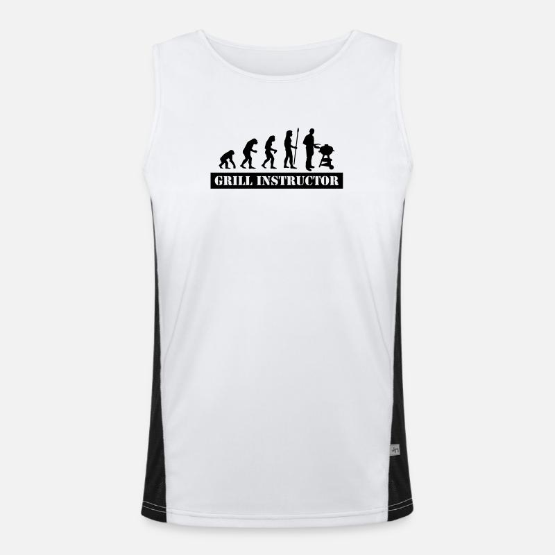 évolution gril instructeur Débardeur respirant contrasté Homme 