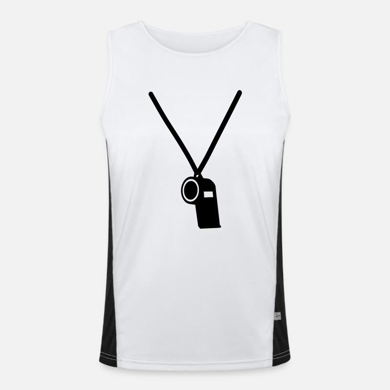 Sifflet à roulette Débardeur respirant contrasté Homme 