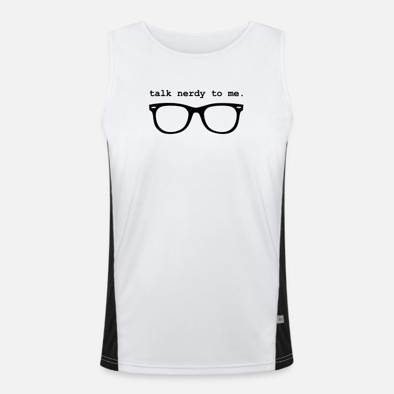 Geek Funktionelles Kontrast-Tank Top für Männer 